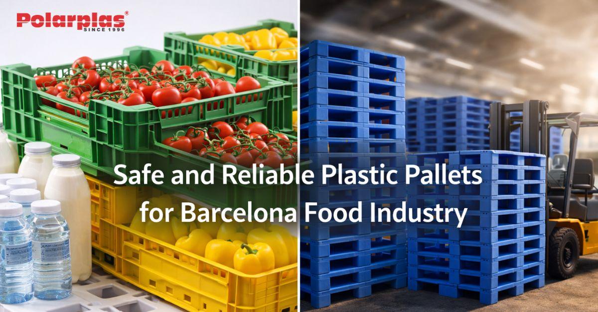 plastic pallets in Barcelona.