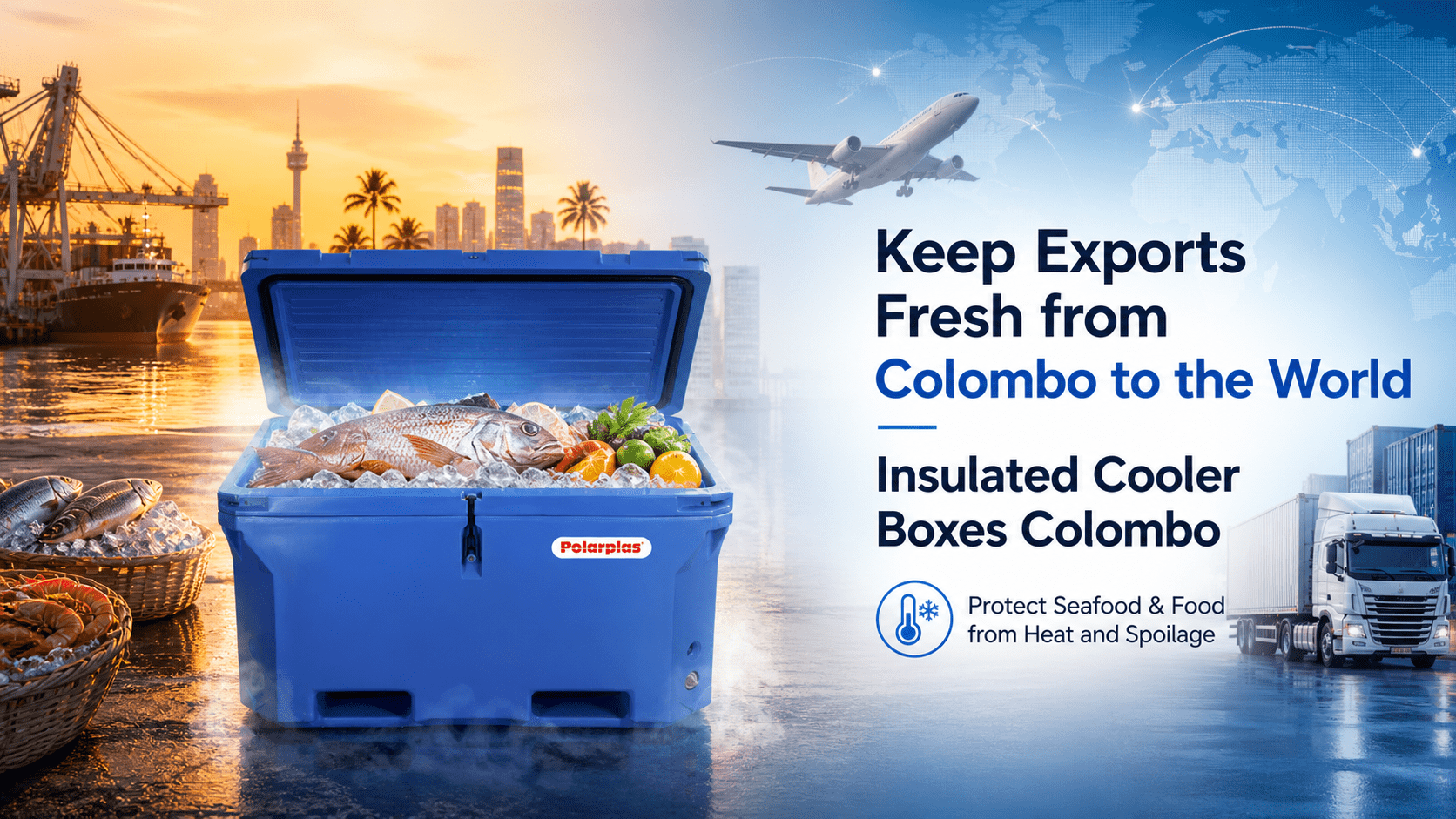 Insulated cooler boxes in Colombo
