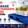 Food Grade Plastic Pallet for the USA food industry by Polarplas