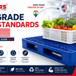 Food Grade Plastic Pallet for the USA food industry by Polarplas